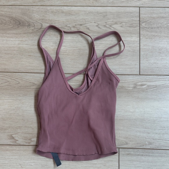 Vuori Mauve Ribbed Camisole NWOT SZ XS - Picture 4 of 4